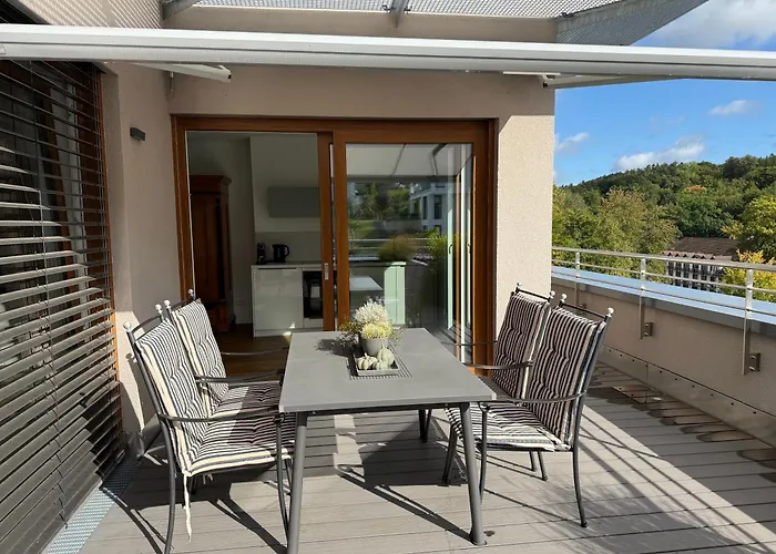 Premium Penthouse Parkblick Apartmán Bad Driburg